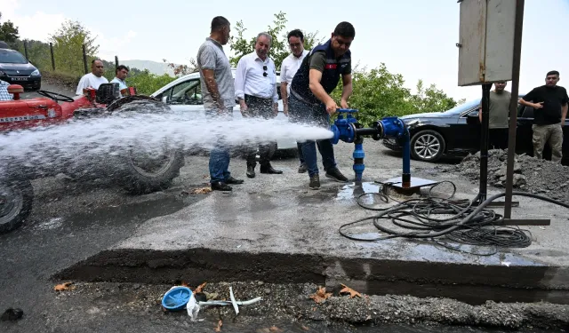 Manisa Bahçecik'te taşıma suya son!