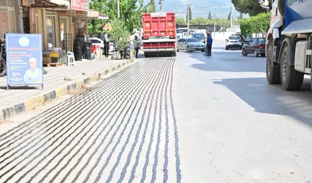 Manisa Soma’da asfalt çalışmaları tamamlandı