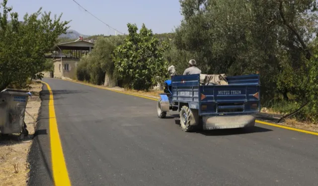 Mersin'de Gülnar Şehit Recep Çelik caddesi yenilendi