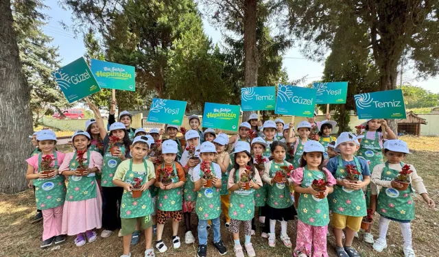 Minik bahçıvanlar geleceğe yeşil miras bırakıyor