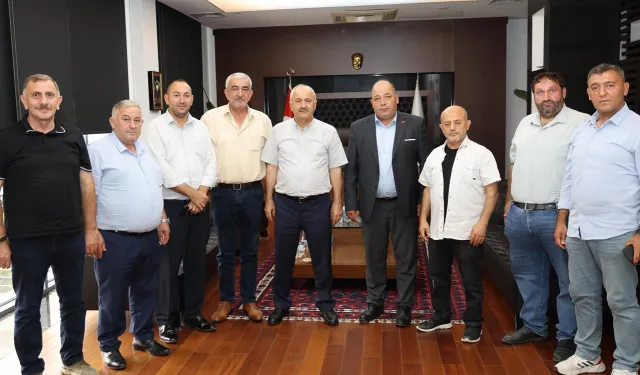 Muhtarlar Birliği’nden Başkan Büyükgöz’e ziyaret