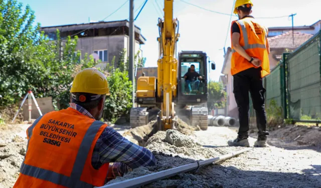 Sakarya Adapazarı’na 3 bin metrelik yeni yağmursuyu hattı