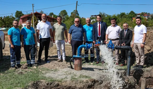 Sakarya'da 132 metre derinlikten kaliteli su