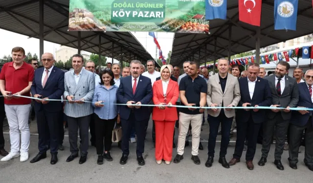 Sivas’ta doğal ürünler ve köy pazarı hizmete açıldı