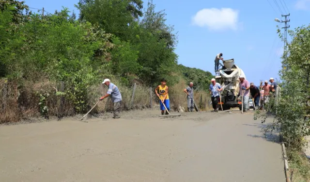 Ünye'de yol hayali gerçek oldu