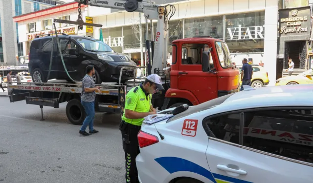 Van'da uygunsuz parka ceza yağdı