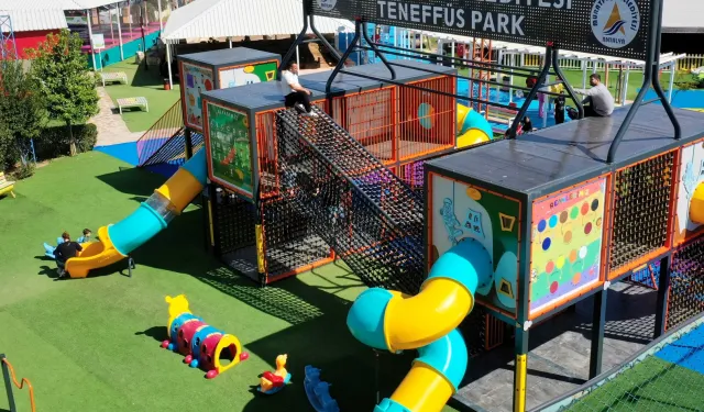 Yaz tatilinin renkli durağı: Teneffüs park 16 bin kişiyi ağırladı