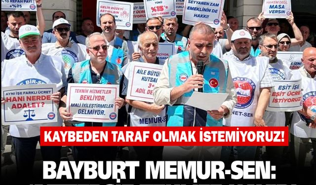 Memur-Sen: “Yetersiz teklife hayır!”