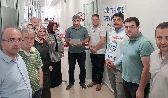 Sosyal Yardımlaşma ve Dayanışma Vakfı çalışanlarından grev.
