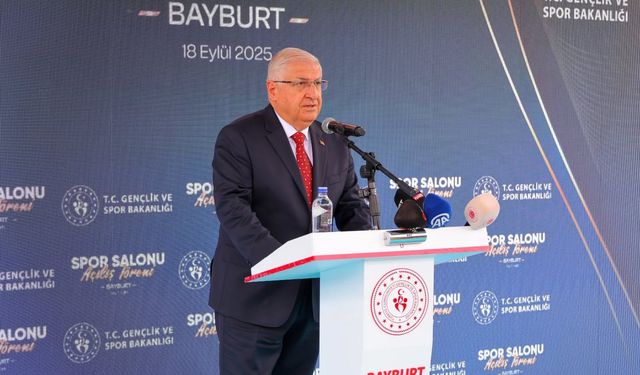 Bakan Güler, Bayburt'un spordaki başarılarına dikkat çekti