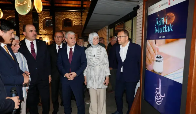 Adaletin hat sanatıyla buluştuğu sergi Konya’da