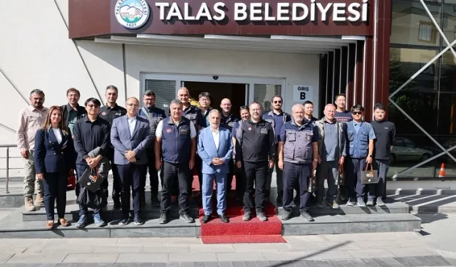 AFAD heyetinden Kayseri Talas'ın örnek projesine yakın takip