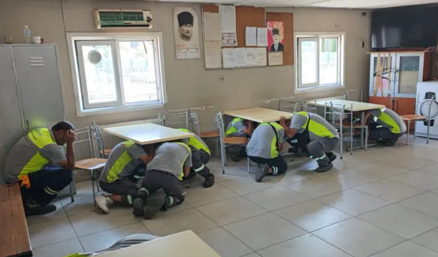 Bakırköy’de eşzamanlı deprem tatbikatı