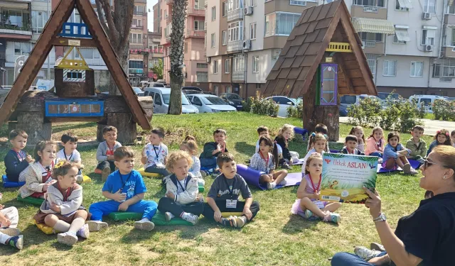 Bursa Gemlik’te 'Açık Hava Kütüphanesi' hayat buldu