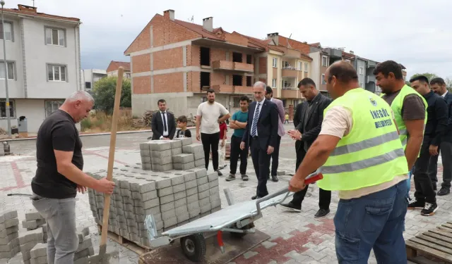 Bursa İnegöl'de Ertuğrulgazi'ye 43 araçlık otopark hizmete girdi