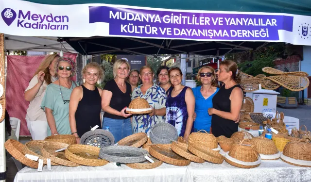 Bursa Mudanya'da 'Meydan Kadınların' oldu