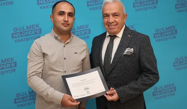 Bursa Nilüfer'de cesur personele Başkan Özdemir’den tebrik