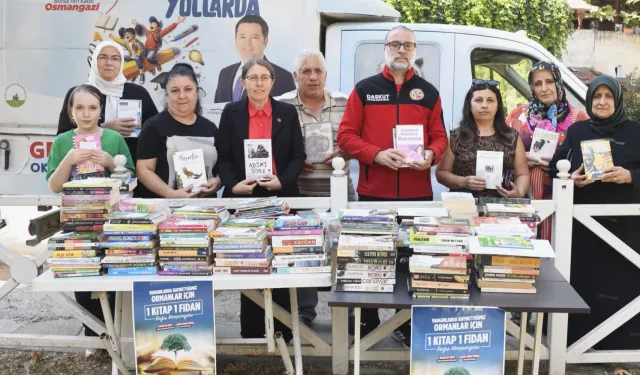 Bursa Osmangazi'de kitaplar fidana dönüşüyor