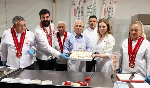 Bursa’nın gastronomisi göz kamaştırdı