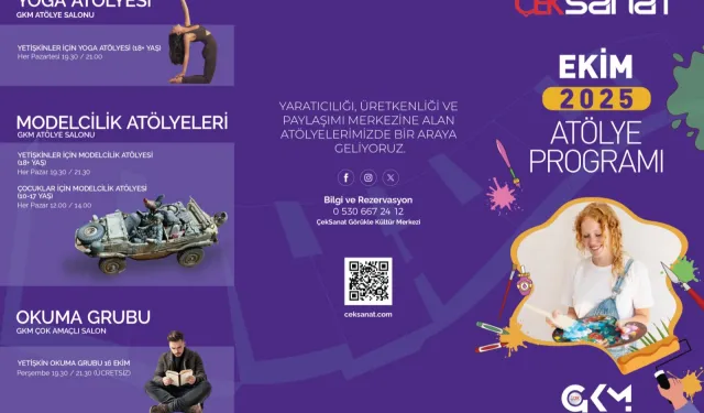 ÇEKSANAT Bursa Görükle Kültür Merkezi sezonu açıyor