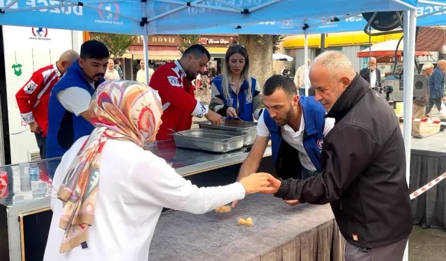 Düzce Belediyesi’nden 19 Eylül'e özel lokma ikramı