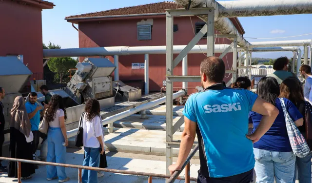 Geleceğin hekimleri atık su süreçlerini yerinde gözlemledi