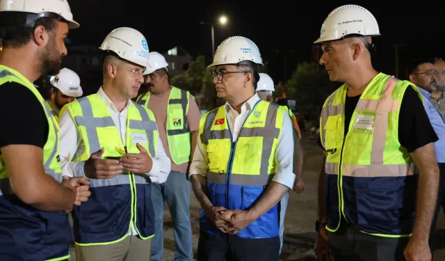 Genel Sekreter Baraçlı’dan Kocaeli'de dev projeye gece takibi