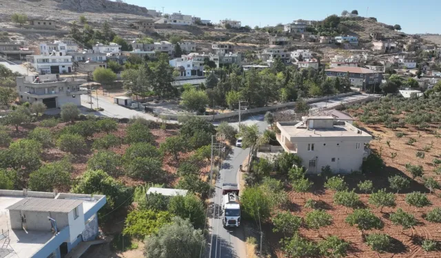 Halfeti kırsalındaki 11 kilometrelik grup yolu yenilendi