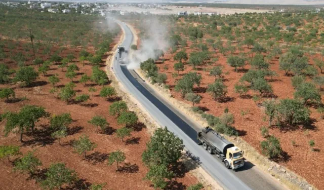 Halfeti’de kırsal yollar yenileniyor