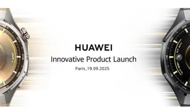 Huawei yeni giyilebilir cihazları, tabletleri ve telefonları 19 Eylül'de Paris'te görücüye çıkarıyor