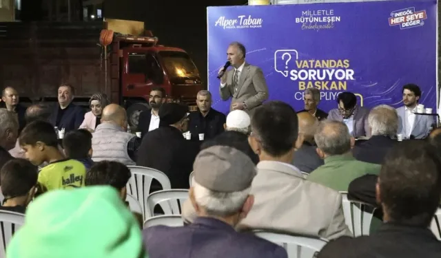 İnegöl’de mahalle buluşmaları devam ediyor