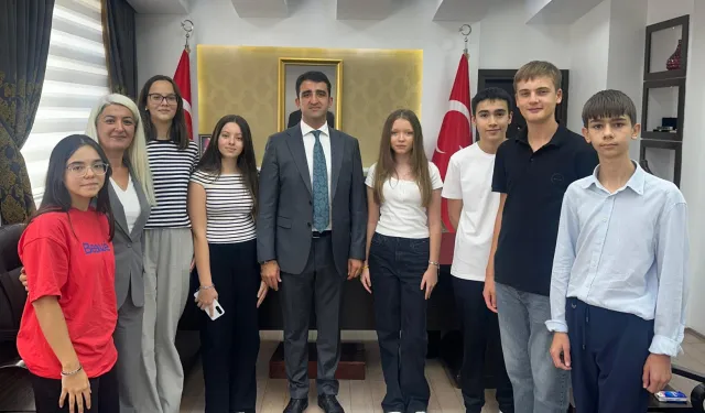 İpsala Kaymakamı Sevgili 'Fen Liselileri' ağırladı