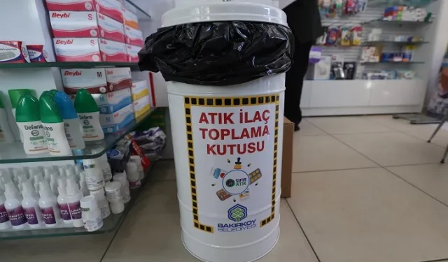 İstanbul Bakırköy'de atık ilaçlar toplanıyor