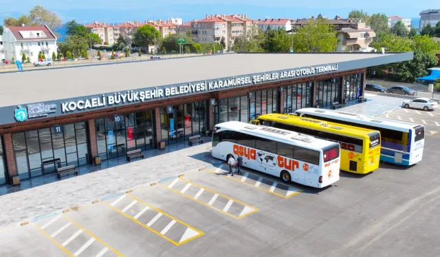 Karamürsel'in modern otogarı tanıtıldı