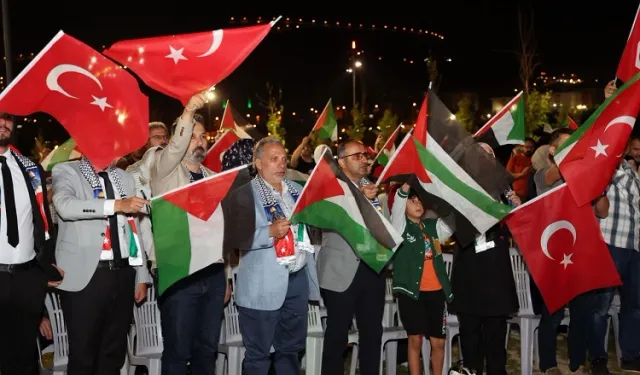 Kayseri'de vicdanlar Gazze için buluştu