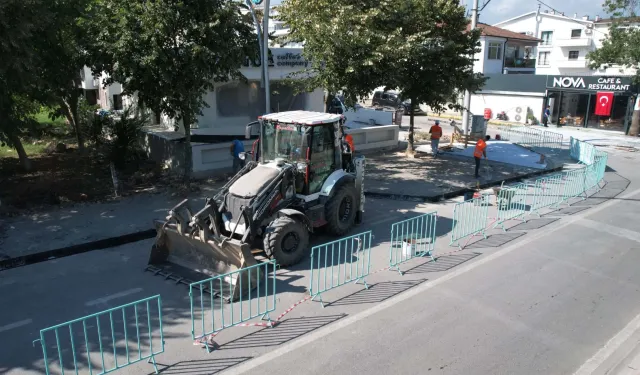 Kocaeli Başiskele sahilinde üstyapı hamlesi