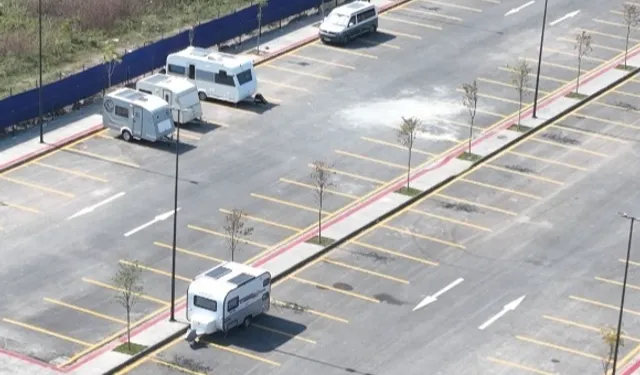 Kocaeli Kartepe’de karavan tutkunlarına güvenli park alanı