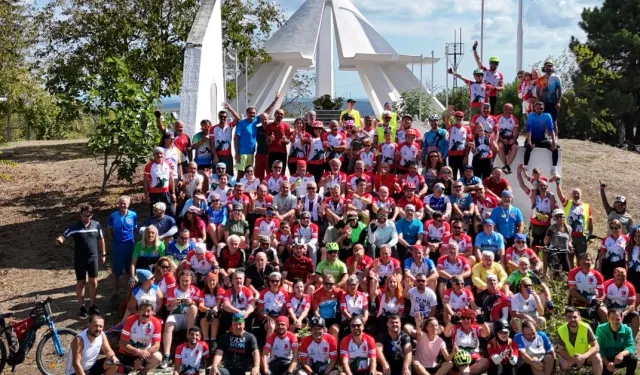 Kocaeli’de pedallar doğa, tarih ve Gazze için çevrildi