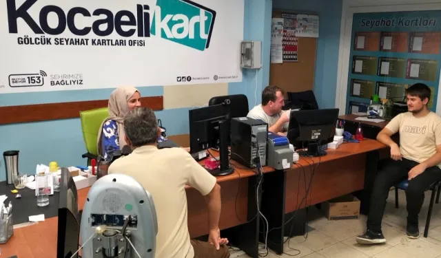 Kocaeli'de Seyahat Kart Ofisleri’nde işlemler hızlı