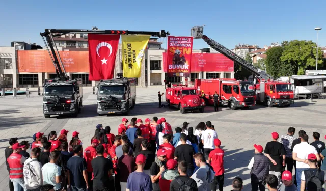Konya İtfaiyesi'nden farkındalık etkinliği