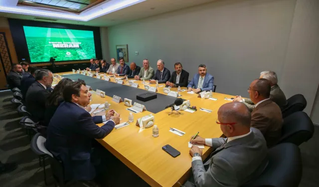 Konya Meram'da Bursa heyeti ile tecrübe paylaşıldı