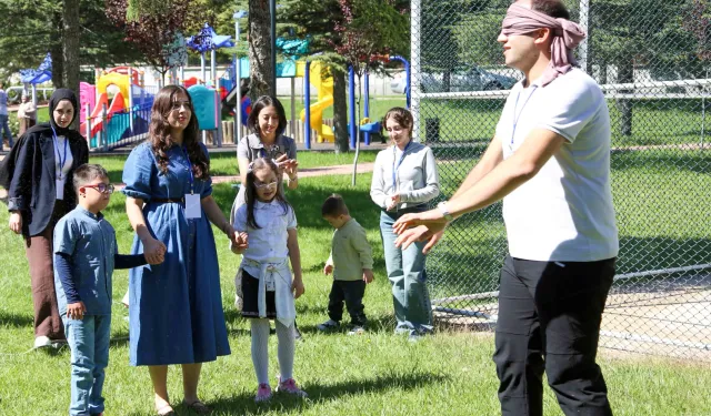 Konya Meram'da down sendromlu çocuklar için anlamlı etkinlik