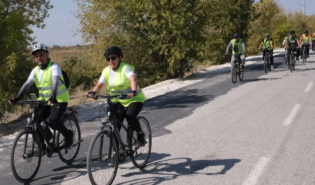 Konya’da tarih ve kültür dolu rotalarda pedal çevrildi