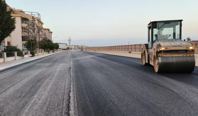 Kordon yolları asfaltlandı
