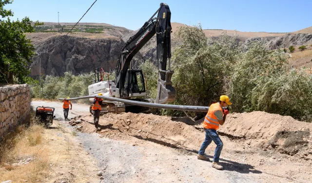 Malatya Ayvalı'ya içme suyu için yeni hat