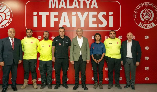 Malatya'da Başkan Er'den İtfaiye Teşkilatı'na ziyaret