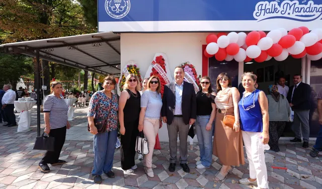 Manisa Gölmarmara'da 'Halk Mandıra' açıldı