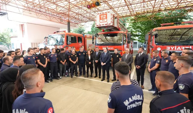 Manisa'da Başkan Dutlulu'dan itfaiyecilere ziyaret