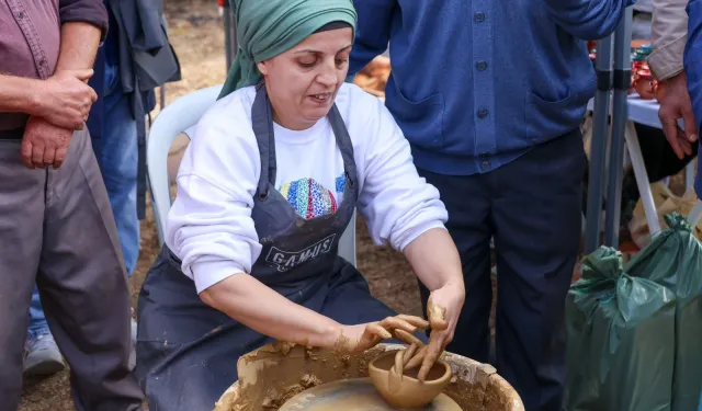 Pazaryeri Kınık'ta çömleklere uluslararası coşku