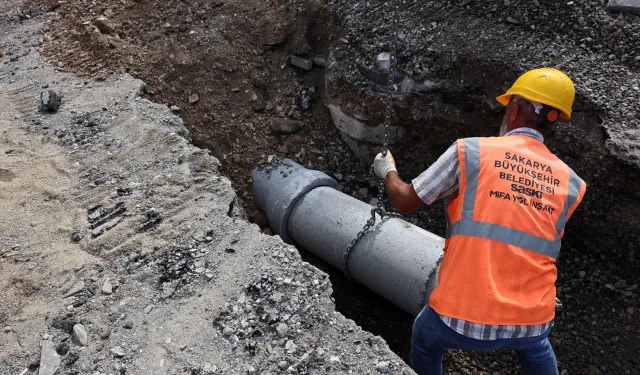 Sakarya Çukurahmediye’ye yeni atık su hattı